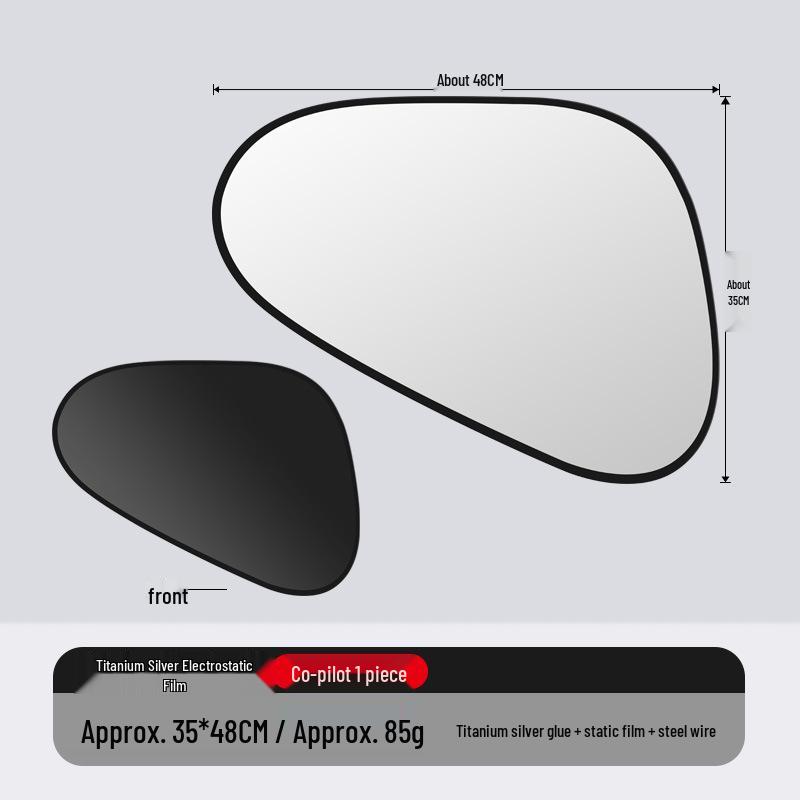 Car Sunshade: Static Suction Sun Visor for Side Windows - Heat Insulation & Sun Protection