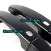 Flat Matte Exterior Door Handle Cover Trim For 2016+ Chevrolet Camaro Smart Side