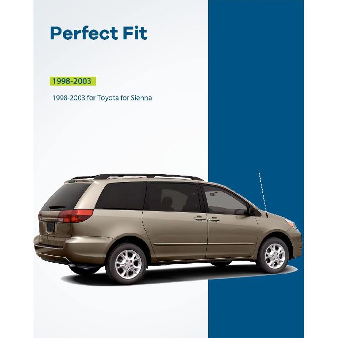 

LUJUNTEC Exterior Door Handle Front Passenger Side Replacement for 1998-2003 For Toyota Sienna Beige