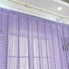 2m X 1m Door String Curtain Flat Ribbon Thread with Shaggy Tassel Room Divider Home Decor Sequin Curtain for Doorway Door String Curtains
