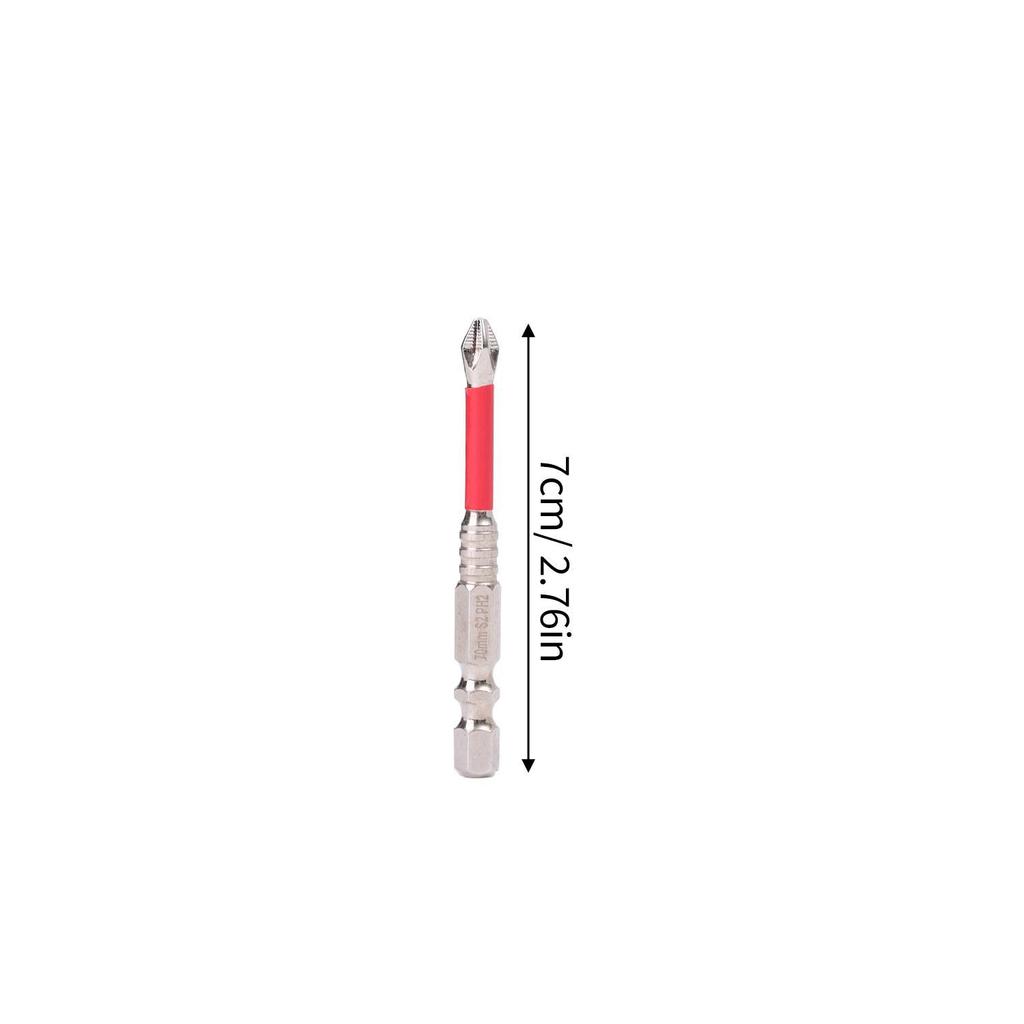 Strong Magnetic Impact Bit Anti-Slip Long Screwdriver Drill Hex Shank Cross Impact Driver Bit Electric Phillips Screwdriver Tips
