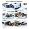 For Porsche Cayenne   2011-On 958 Car Headlight Protection Tint Film Smoke Black Transparent TPU Protective Sticker
