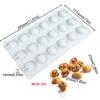 Kastanien-Himbeer-Erdnuss-Pilz Silikonform Fondant Kuchenform DIY Käse Schokoladenkuchen Dekorationszubehör Backzubehör