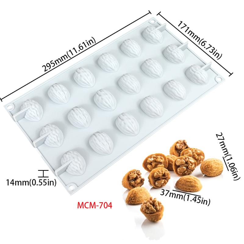 Kastanien-Himbeer-Erdnuss-Pilz Silikonform Fondant Kuchenform DIY Käse Schokoladenkuchen Dekorationszubehör Backzubehör