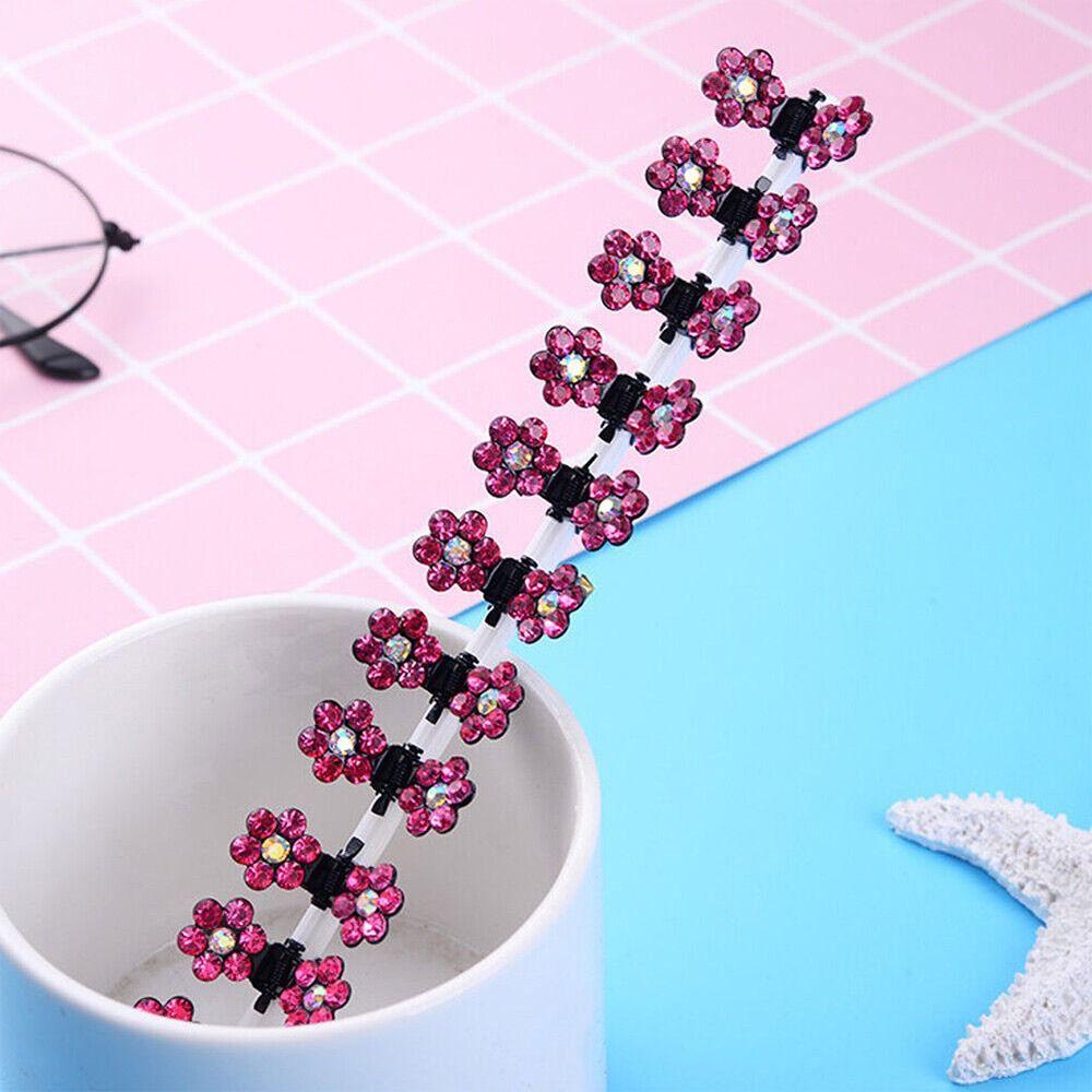 Metal Crystal Headwears Girls Hair Clip Claw Clip Mini Hair Claw Headwear Clip Grip