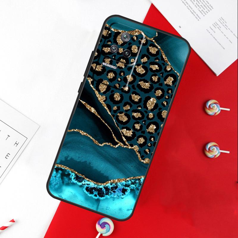 Leopard Print Cover For Xiaomi 15 Ultra 13 14 11T 12T 13T 14T Pro POCO X7 Pro X3 X5 X6 M6 F5 F6 Pro Case