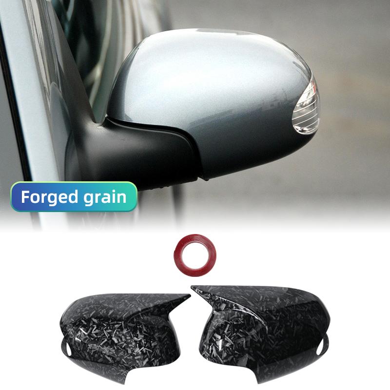 Carbon Fiber Style Black Rearview Side Mirror Cover Cap Fit For Volkswagen VW Beetle 2002-2010 Accessories