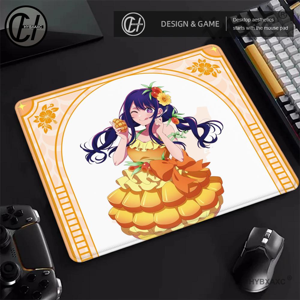 Oshi No Ko Animation Beautiful patternsOffice Computer Desk Mat Table Keyboard Small Mouse Pad Laptop Cushion Nonslip Decor