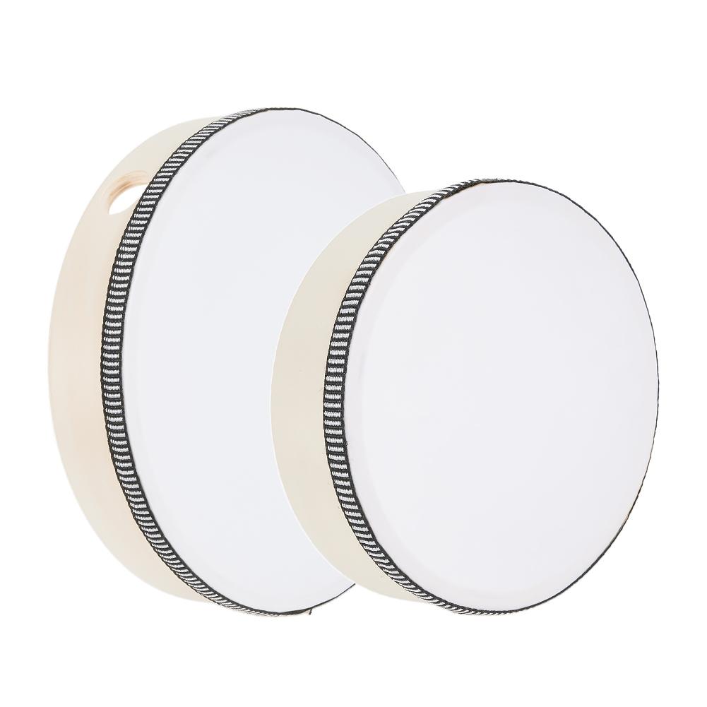 Interactive Wooden Frame Tambourine for Children Tap and Play Along