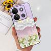 Case For Infinix Smart 7 HD Cute Flower Cat Pattern Soft Silicon TPU Phone Bumper For Infinix Smart 7HD X6516 Back Cover