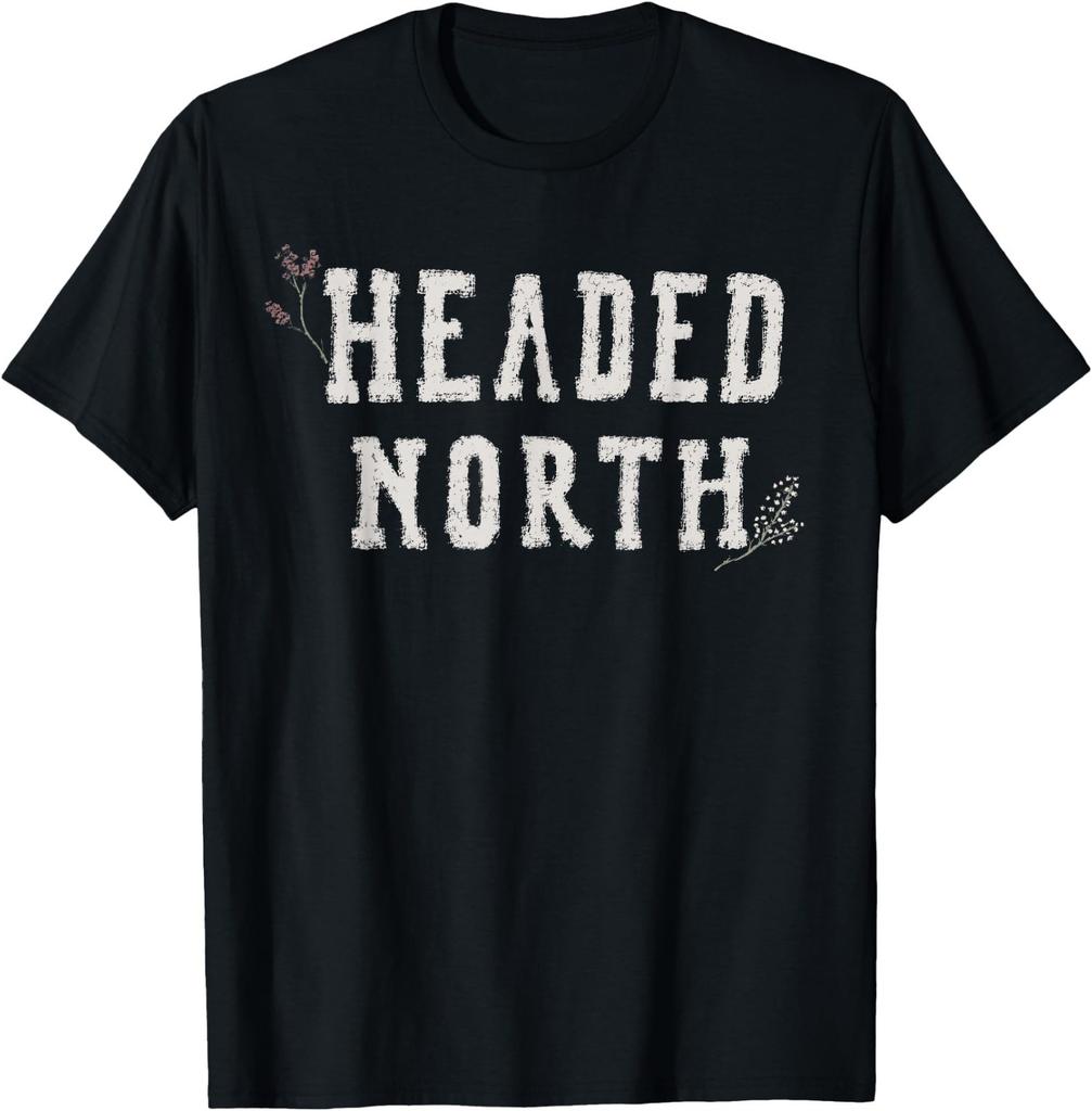 Headed North Vintage Sad Bug Summer Nature T-Shirt