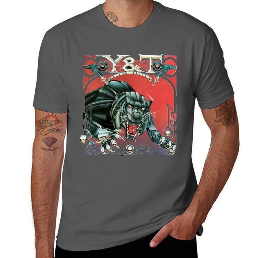 Black Tiger Yt Tshirt Casual Daily Outfit Tshirt
