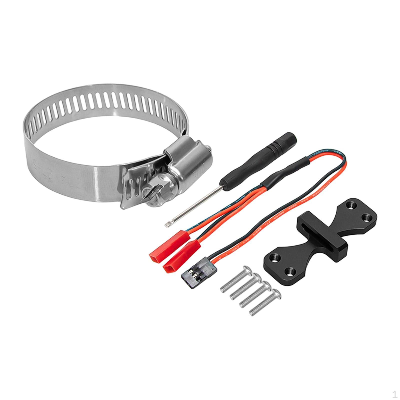 

Вентилятор охлаждения для радиоуправляемой модели, регулируемый, простой в установке, совместимый с моторами, радиаторная база, тепло от мотора чёрный