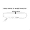 Waist Belt Nylon Comfortable Costume Accessories Lightweight Waistband with Buckle for Pants