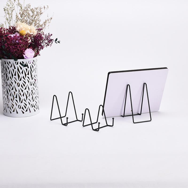 Metal Folding Display Stand for Photos, Plates, or Ornaments