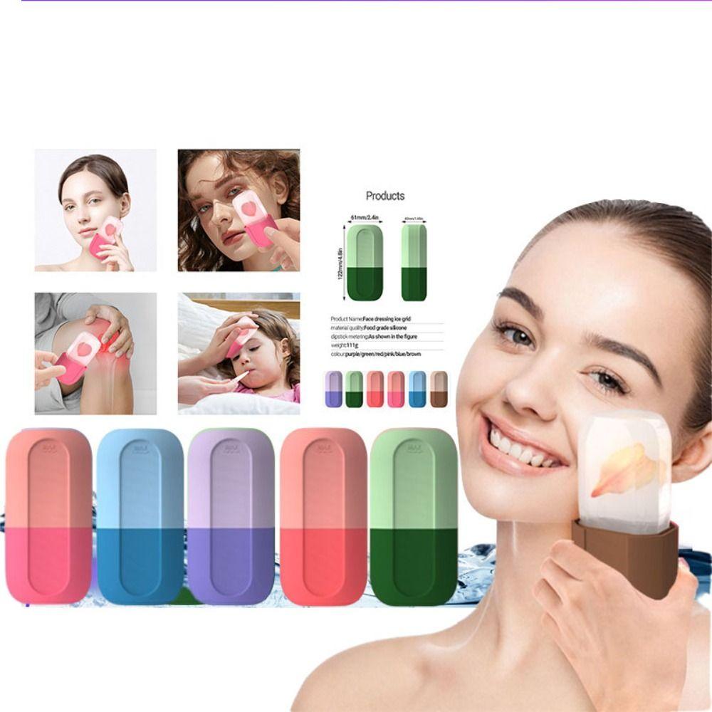Reusable Silicone Mold Ice Face Roller Face Lifting Silicone Ice Roller  Neck Massage