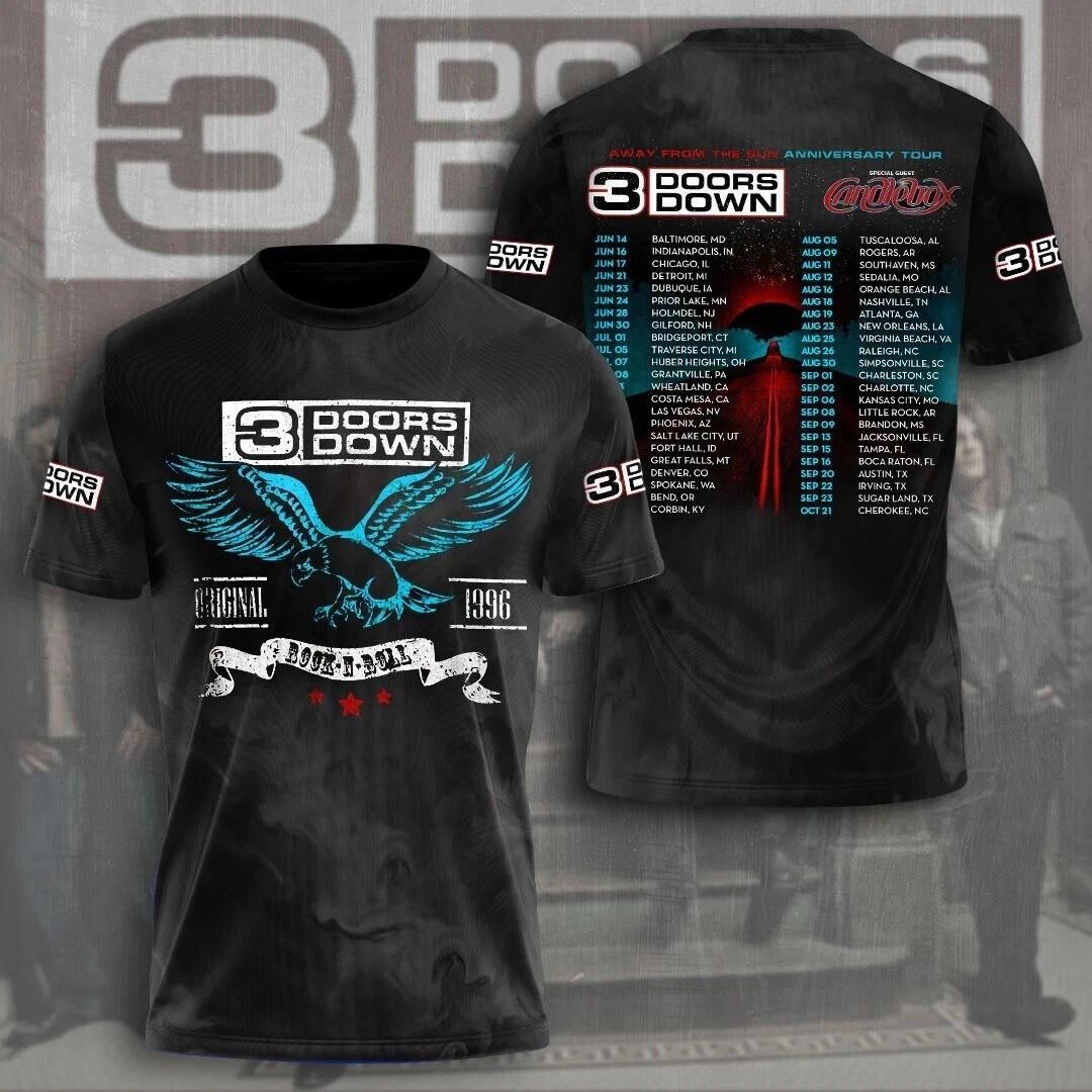 Rare 3 Doors Down Aniniversary Tour 3D Collection S-5XL Tee U18.338 L