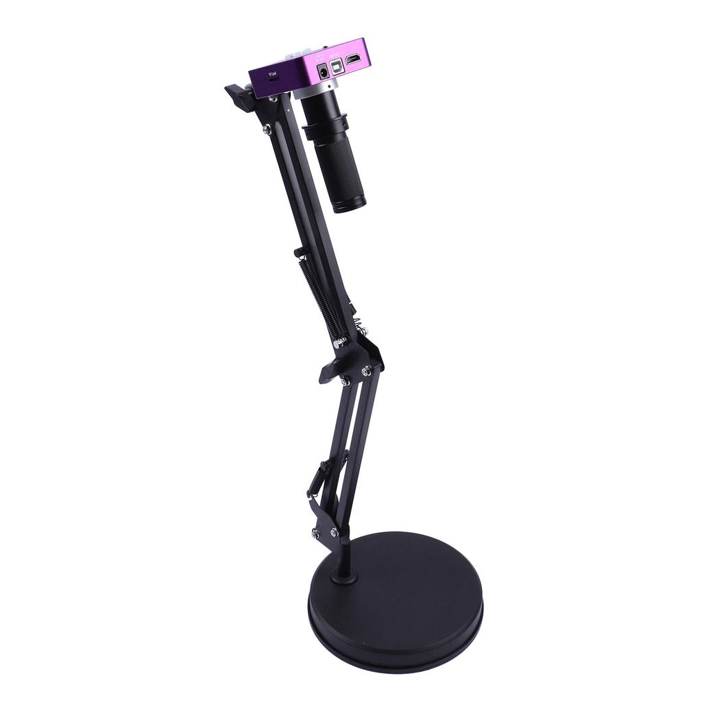 Industrial Microscope Camera 51MP 150X Round Chassis Adjustable Stand Electronic Microscope Camera 100‑240V
