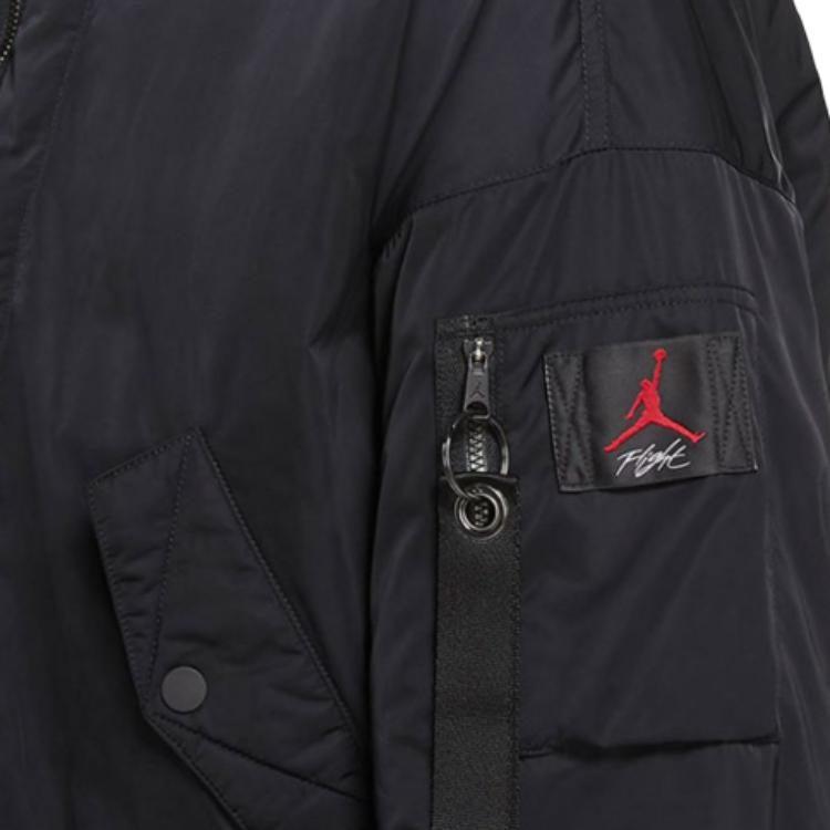 Jordan Jackets Women's Black Stand Collar Moderate Pilot CW6449-010