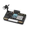 DJ Controller for Kids DJ Disc Player Electronic Keyboard BT DJ Mixer Table with Adjustable Microphone Dynamic Lighting