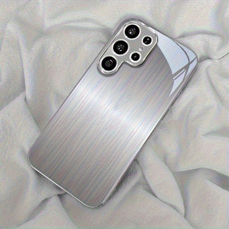 Electroplated Gold New Phone Case for Samsung Galaxy S26 Ultra S25 Plus S24 S23 S22 Fe Tempered Glass Artistic Texture Patterns