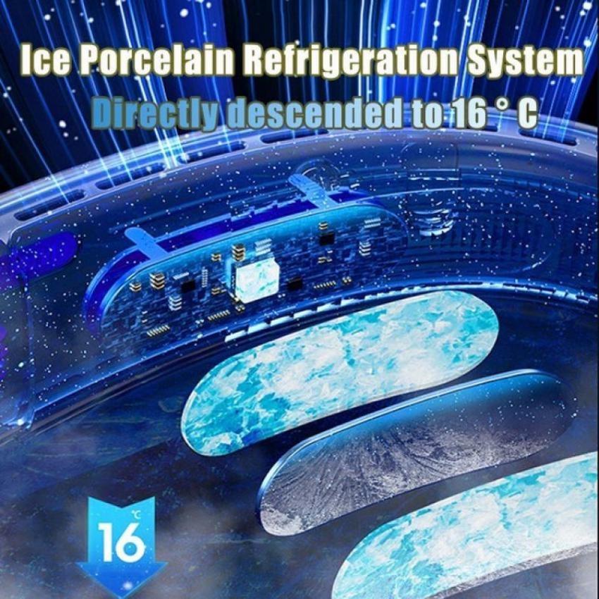 4000mAh Portable Neck Fan Electric Wireless FAN Hanging Rechargeable Mini Ventilador Cooling USB Bladeless Mute Fans for Indoor Outdoor Sports