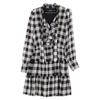 Lauren Ralph Lauren Black Check Pattern One Piece Dress O blackUsed