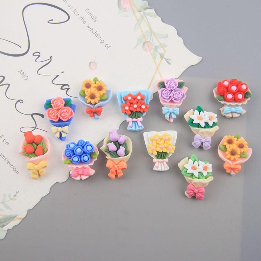 

Материал ручной работы, покрытый смолой, материал для карт Goo, смоляная нашивка «сделай сам», миниатюрные миниатюры из смолы, ручной цветок