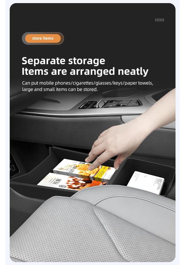 Tiggo 5 Lower Center Console Storage Box Organizer for 26 Models
