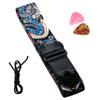 Electric Guitar Strap Premium Guitar Belts with Pick Suitable for Acoustic Guitar Ukulele Banjo Mandolin Bass Guitar Accessories