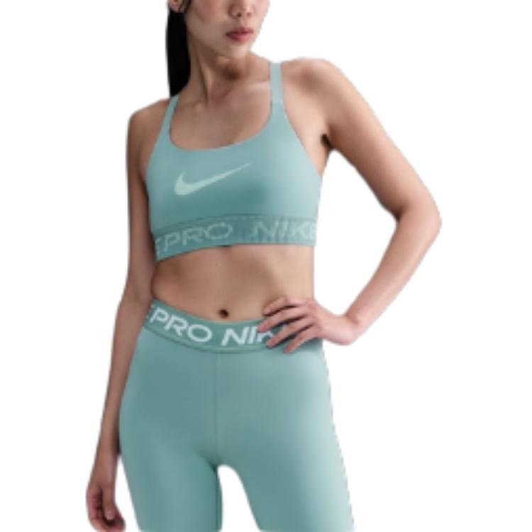 

Nike Logo U-Shaped Low-Intensity Short Sleeveless Sports Bra Women underwear Foam-Mint-Green IF3974-017 S