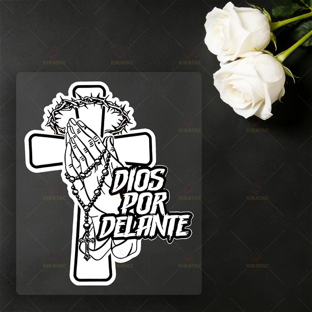 1pc God Light My Way Car Sticker Waterproof for Car Windows Trunk Door Motomike Fairing Fuel Tank Scooter Universal Vinyl Decals