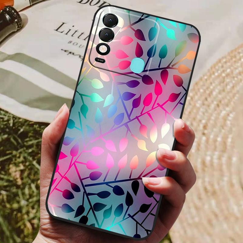 Für Tecno Spark 8 Hülle 8C Silikon Rückabdeckung Handyhülle für Tecno Spark 8 8P 8C Spark8 P Hüllen Spark8P Weicher Stoßfänger coque Fundas