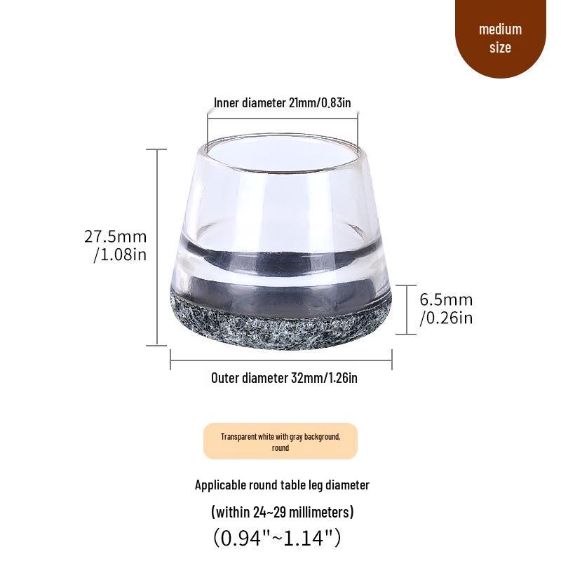 Silicone Chair and Table Leg Covers - Silent, Non-Slip Protection for Furniture