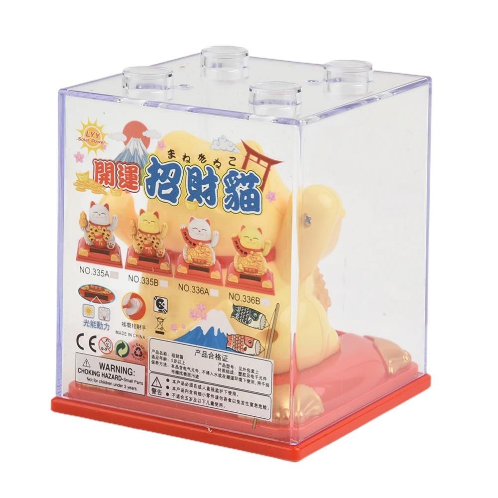 Glückliche Katze Maskottchen Statue Niedliche Winkende Katze Für Haus Auto Bonsai Rezeption Dekoration Handwerk Feng Shui Ornament Figuren