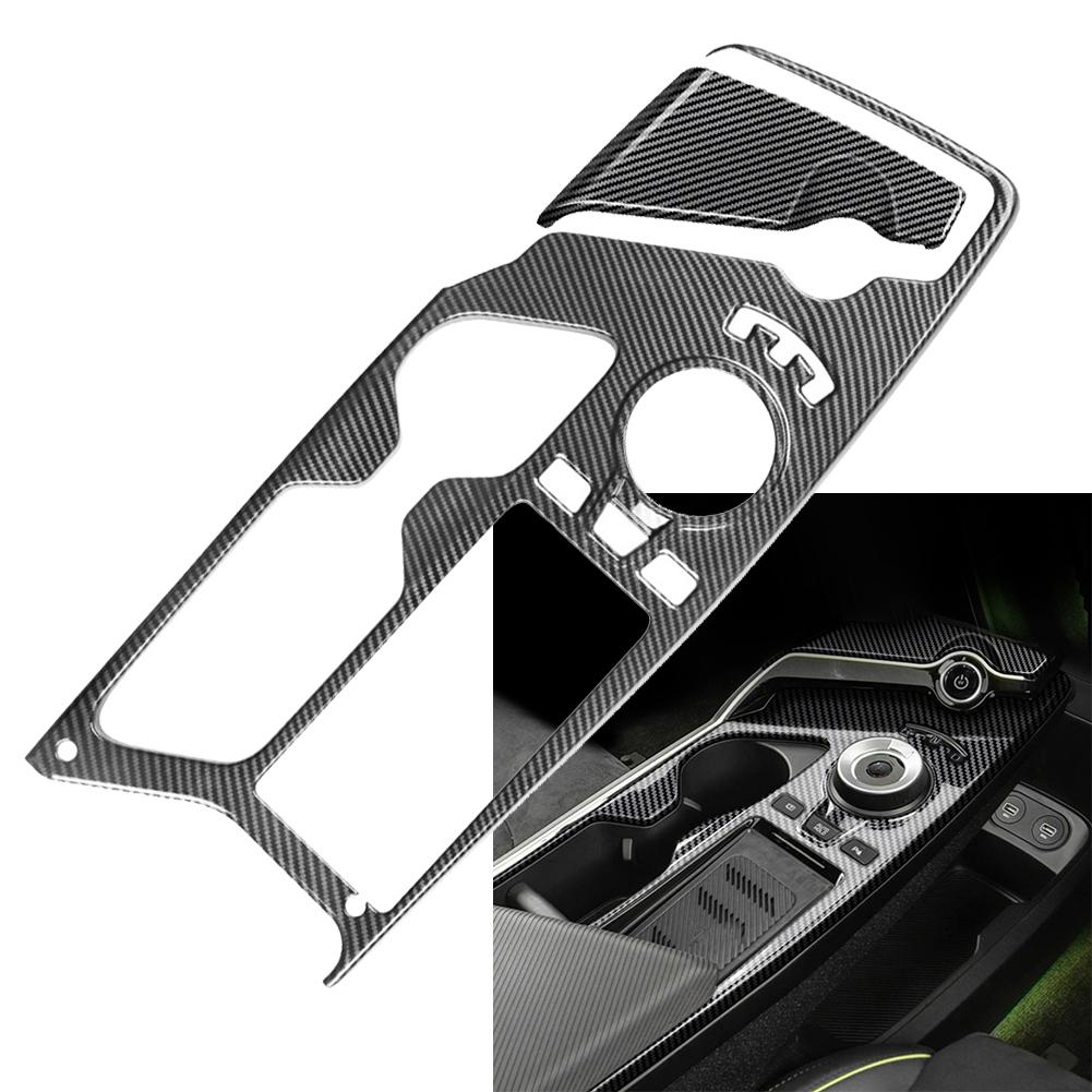 Add a Personalized Touch To Your For Kia EV6 RHD with Carbon Fiber Texture ABS Center Control Panel Cover Trim