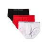 Letter Print Mid-Rise Triangle Underwear 3-Pack Men Underwear 110824-CC722-23410