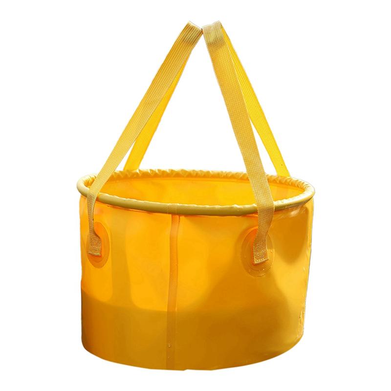 Outdoor Portable Folding Bucket Portable Fishing Water Storage Container Camping Travel Portable Picnic Bucket