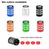 HRQB8 Car Tire Valve Stems Cap Aluminum Tyre Wheel Stem Air Valve Cover Airdust ForSkoda Fabia Octavia Kamiq Superb Rapid Citigo Scale