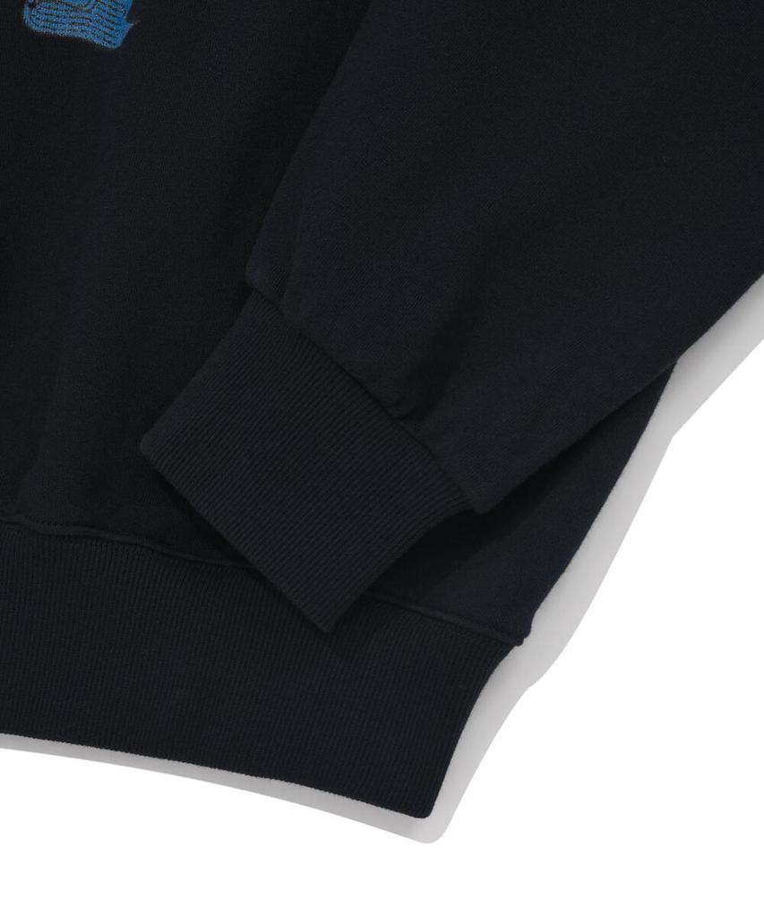 FALLETT Rose Emblem Sweatshirt Navy
