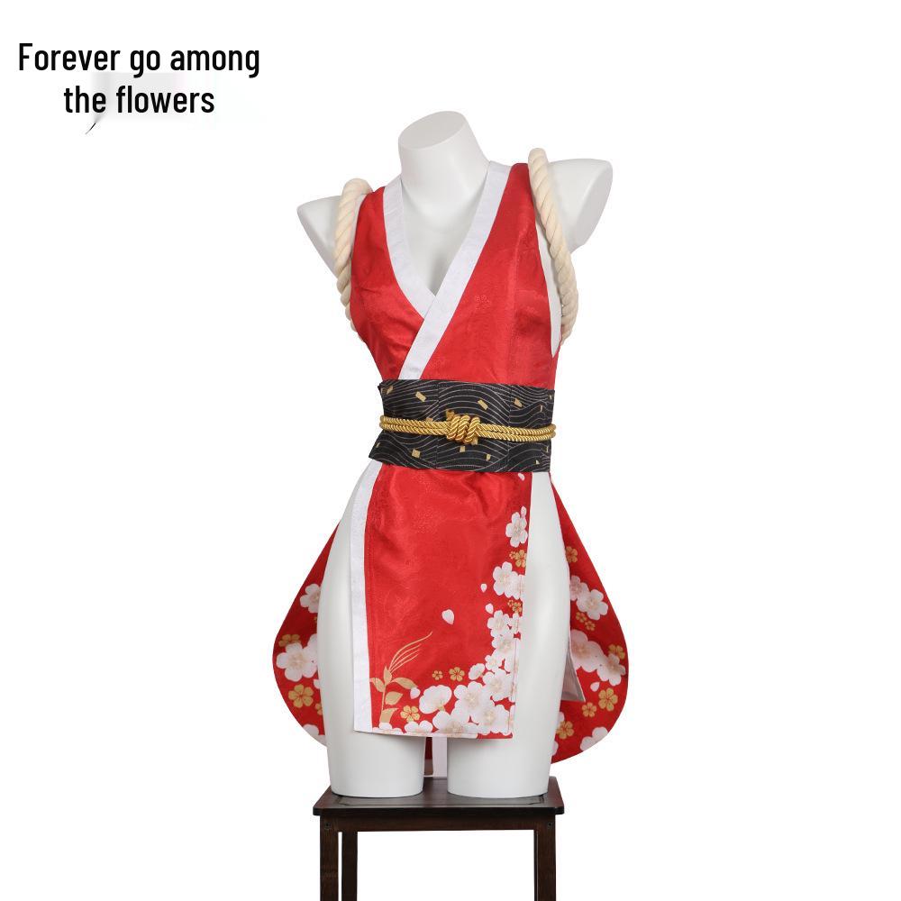 Mortal Kombat x King of Fighters Kollaboration: Nitara Mai Shiranui Japanischer Stil Cosplay Kostüm