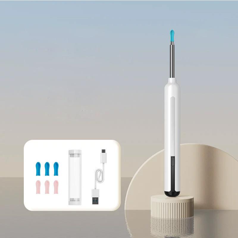 Wireless WiFi Ear Cleaner with LED Light & Camera Visual Ear Pick Spoon Endoscope Earwax Remover Tool for Adults Kid