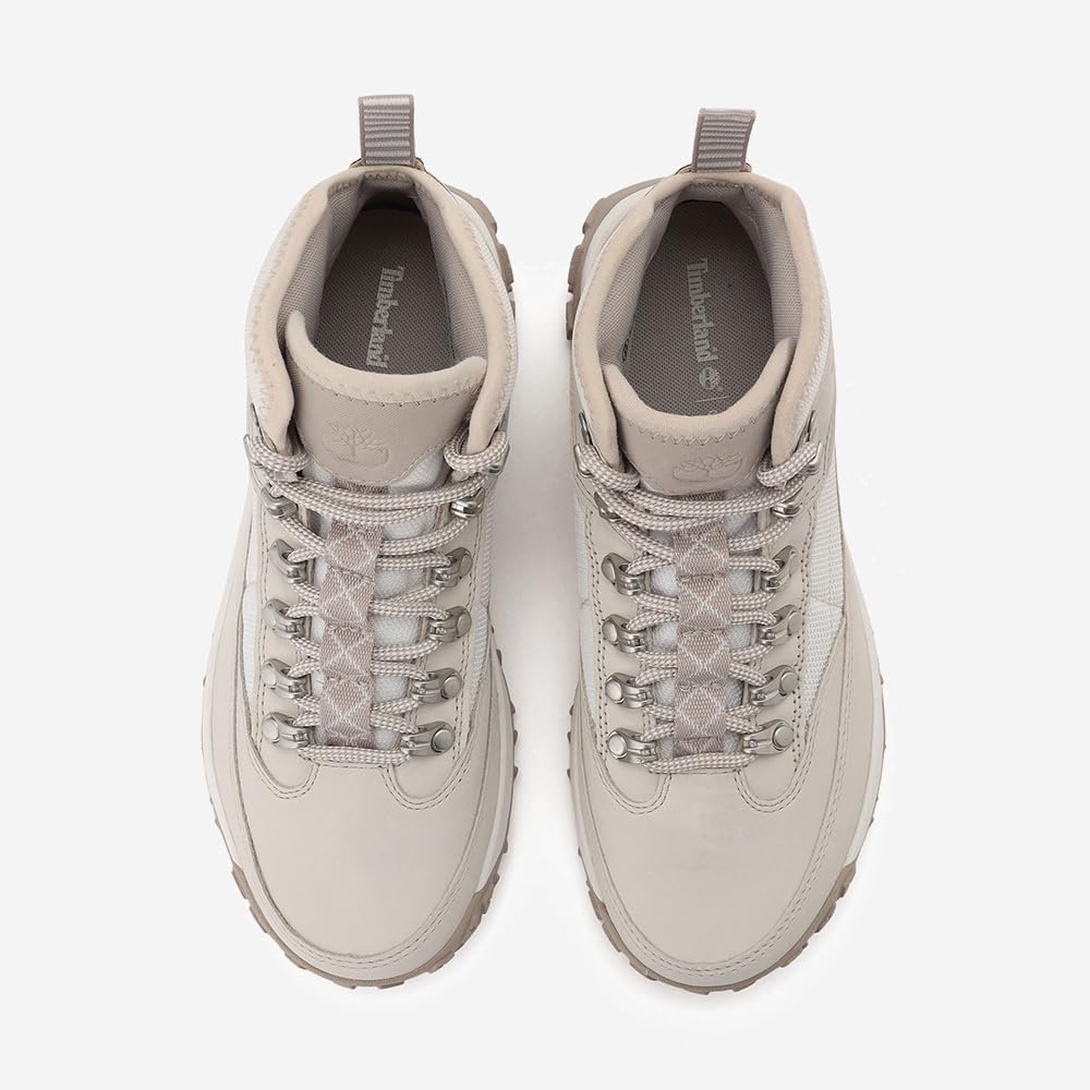 Timberland GreenStride™ Motion 6 Mid Waterproof Sneakers, Women's, White Nubuck, Size 6.0 (TB0A2K14EM31), Size 23.0cm