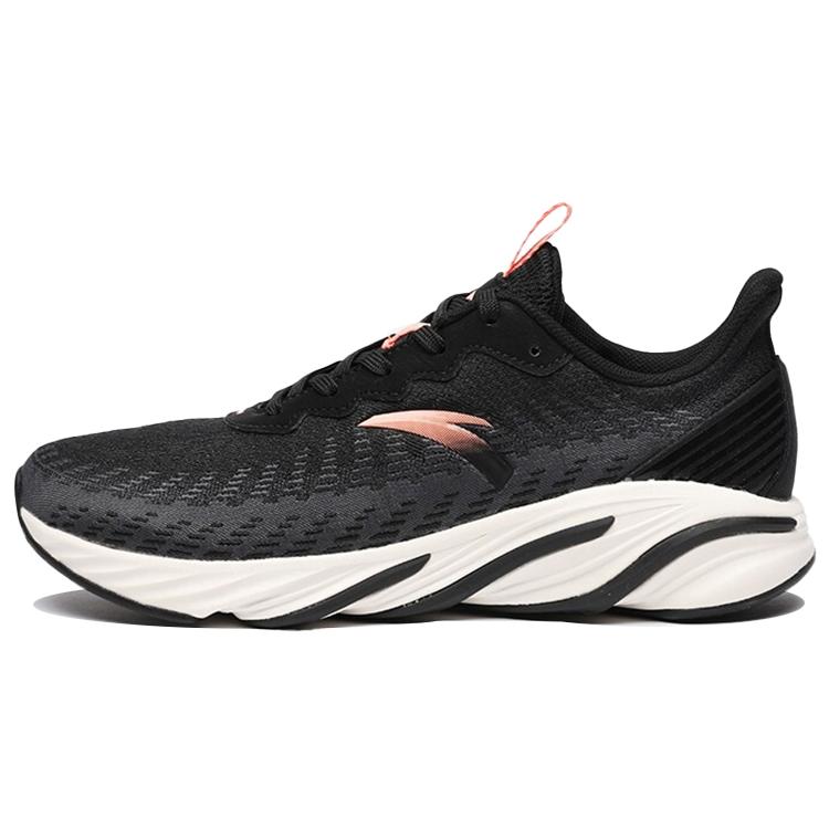 

New Anta Cushioning, Wear Resistant Low Top Running Shoes Women s Black Gray Red 122045522-2 35.5