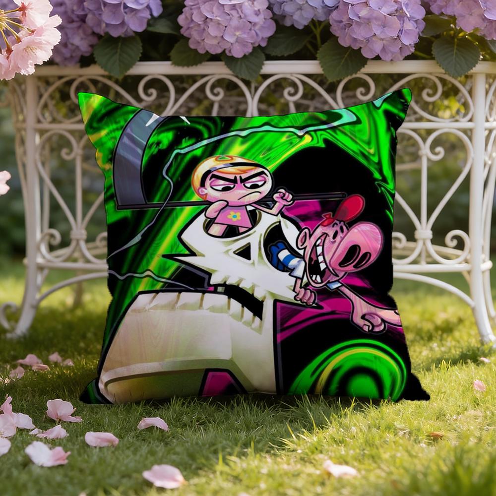 

B-Billy & Mandy sAdventure Cushion Cover Home & Car Dual-Scene Pillow Cover: Reversible for Premium Comfort 30cmx30cm