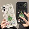Christmas Tree TPU Phone Case For iPhone Air 16e 17 16 15 14 Pro Max 13 12 Pro 15 16 Plus Candy Color Silicone Soft Cover Fundas