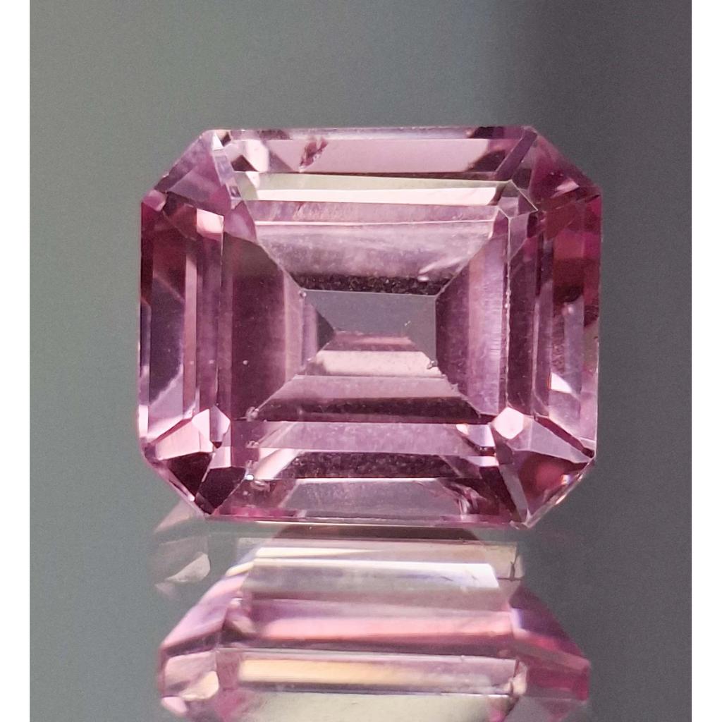 Certified Natural Pink Sapphire Emerald Cut 16-18 Ct Fabulous Loose Gemstone