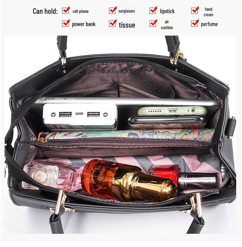 Geantă de mână crossbody din piele PU pentru femei, modă 2021