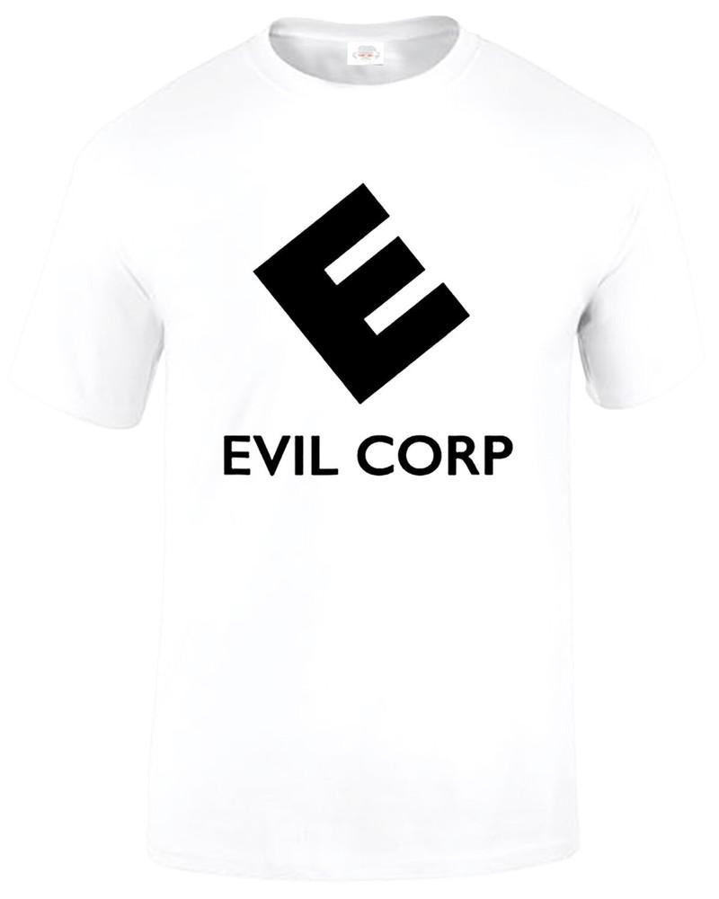 Evil corp tshirt mens mr robot logo funny novelty gift idea present tee top
