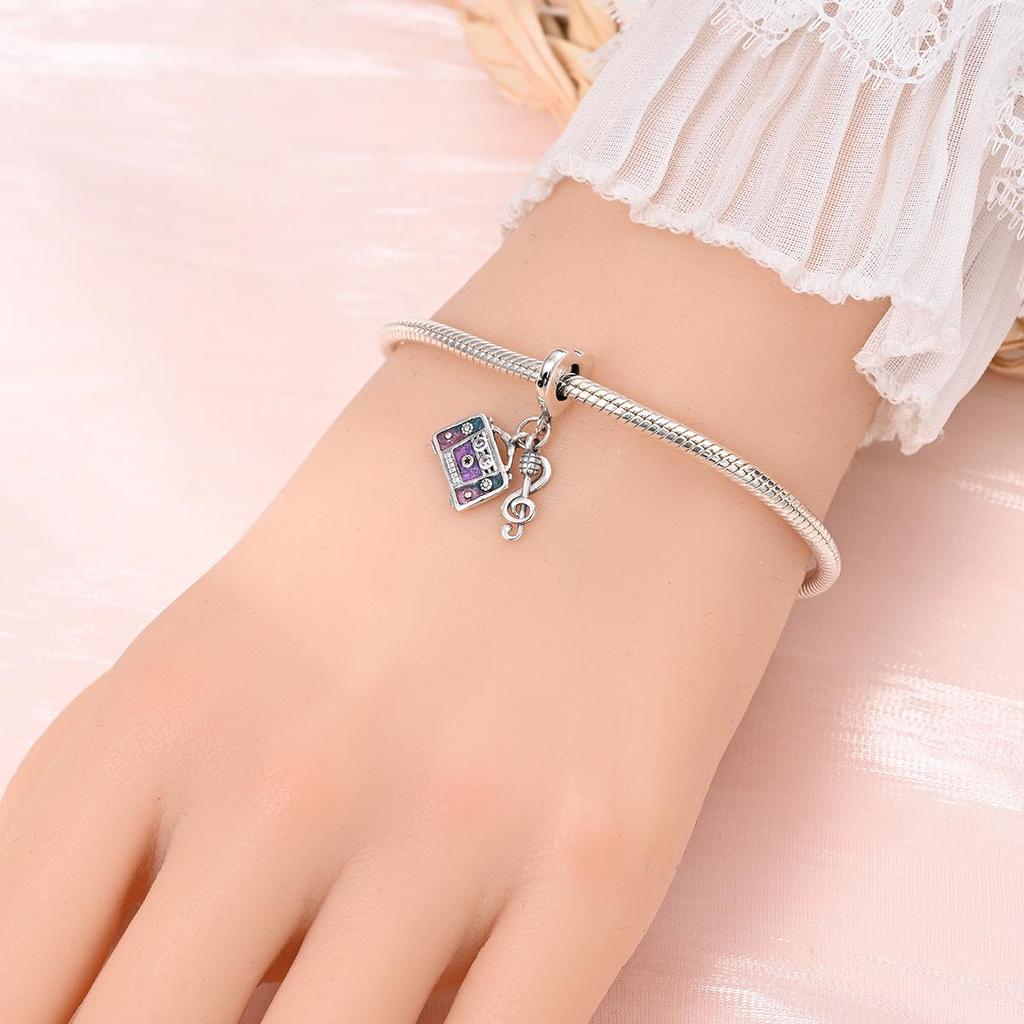 S925 Sterling Silver DIY Bracelet Charms - Trendy and Classic, Independent Design, Pandora Style